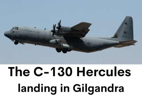 Hercules Plane Landing